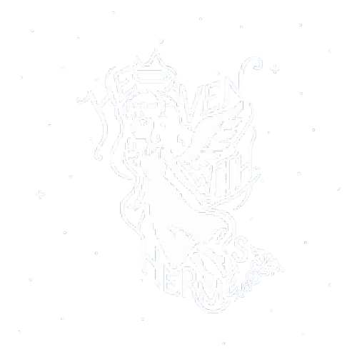 Hermes, a pixel-art angel with a halo and wings, floating in a starfield